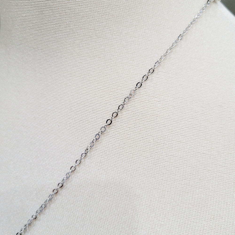 Brand New Silver Double Stars Necklace - Picture 5 of 8